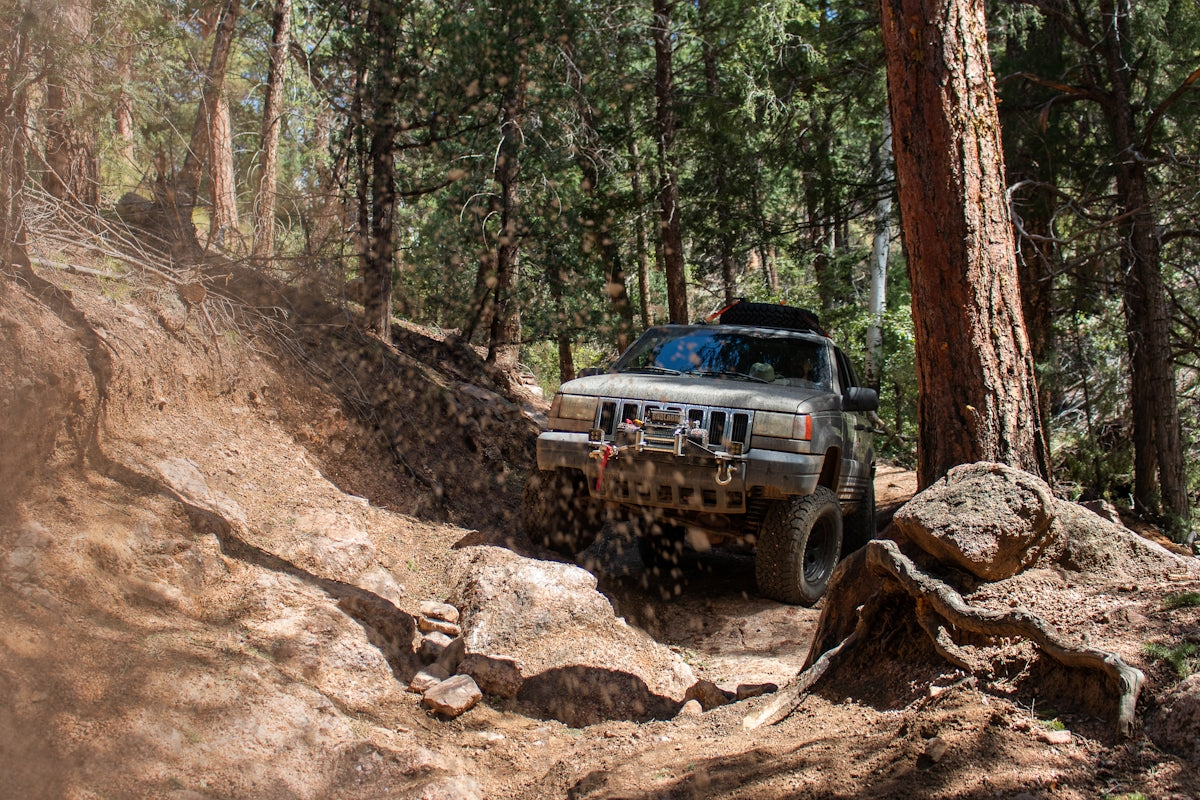 photo of gray off-road vehicle