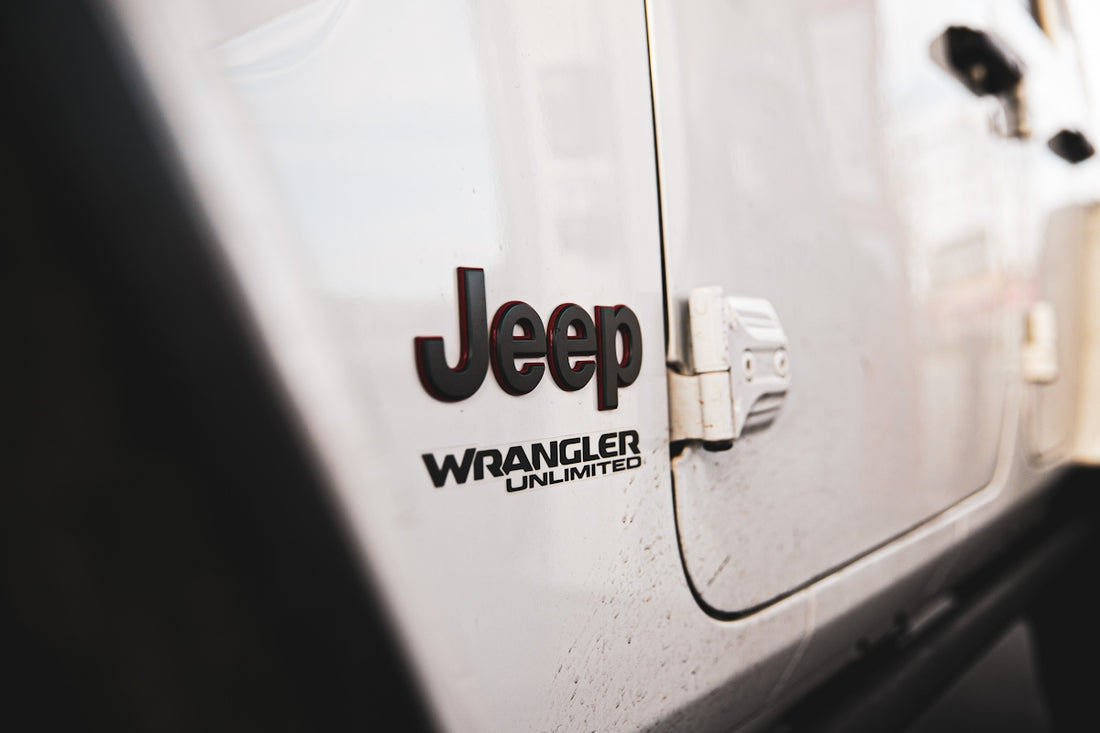 white Jeep Wrangler