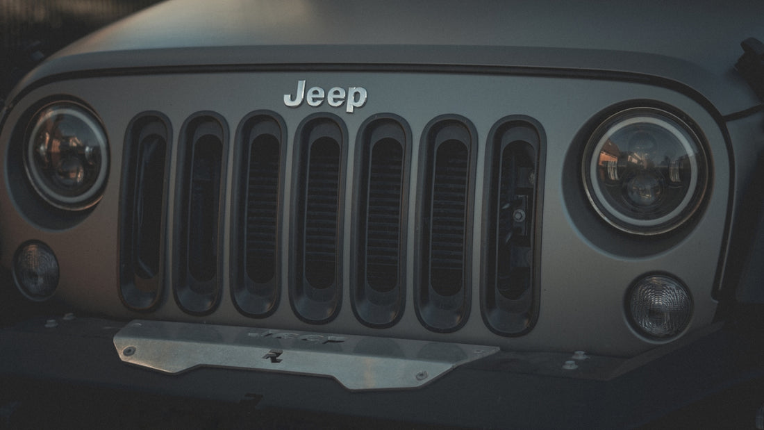 white and black car door