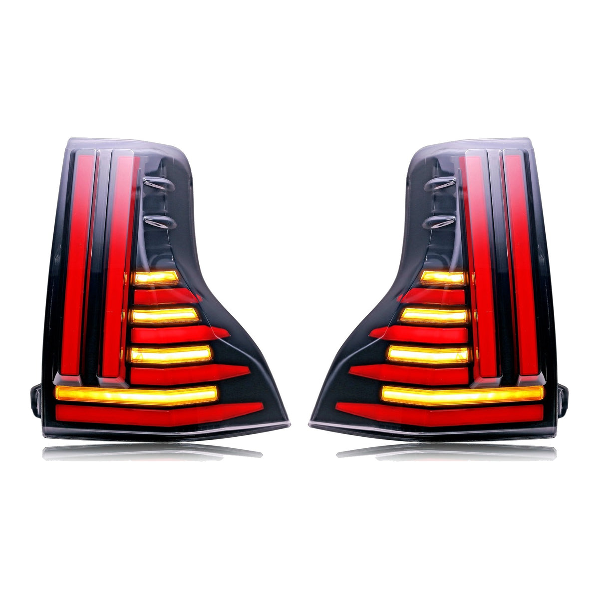 Smoked Sequential LED Tail Lights Pair for Lexus GX460 (2010-2023)