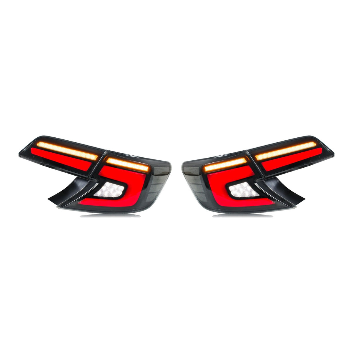 Smoked Sequential LED Tail Lights Pair for Toyota Camry (2012-2014)