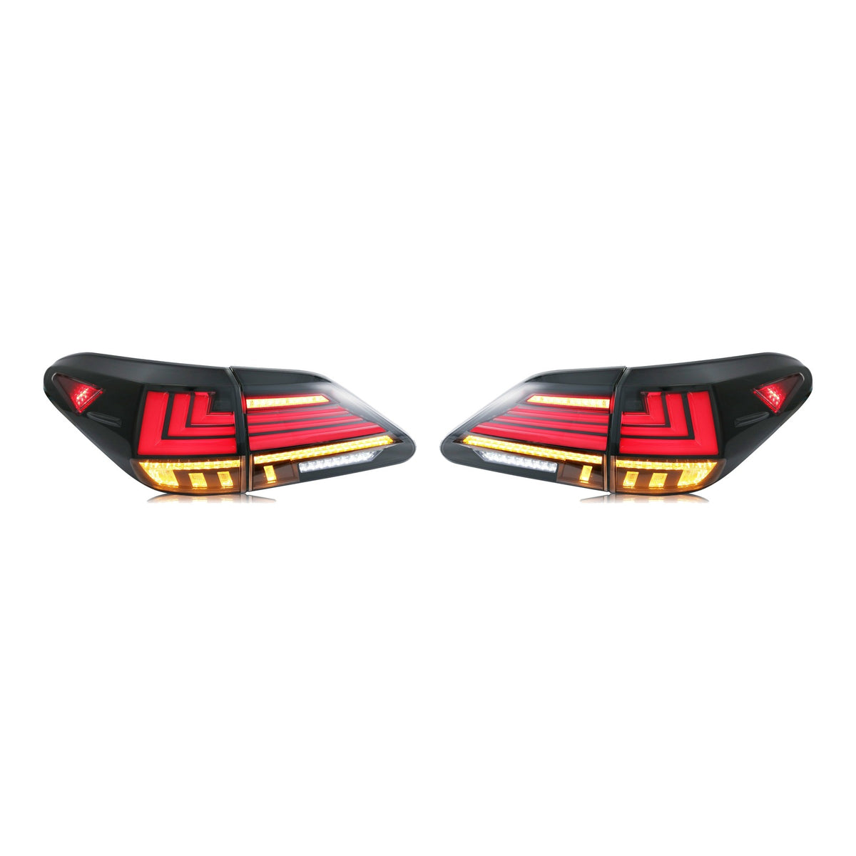Smoked Sequential LED Tail Lights Pair for Lexus RX350 / RX450h (2010-2015)