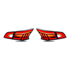Smoked Sequential LED Tail Lights Pair for Nissan Sentra (2013-2019)