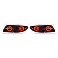 Smoked Sequential LED Tail Lights Pair for Mazda 6 Sedan (2003-2008)
