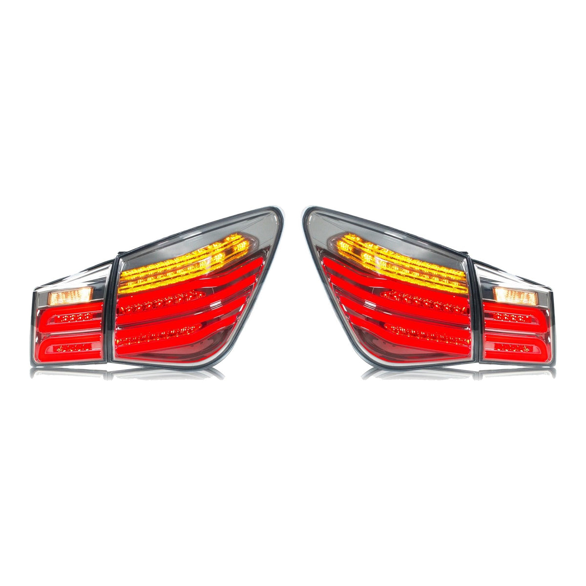 Smoked Sequential LED Tail Lights Pair for Chevy Cruze (2011-2015)