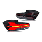 Smoked Sequential LED Tail Lights Pair for BMW 3 Series F30 / M3 F80 (2013-2018)