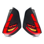 Smoked Sequential LED Tail Lights Pair for Ford Fiesta Hatchback (2011-2019)