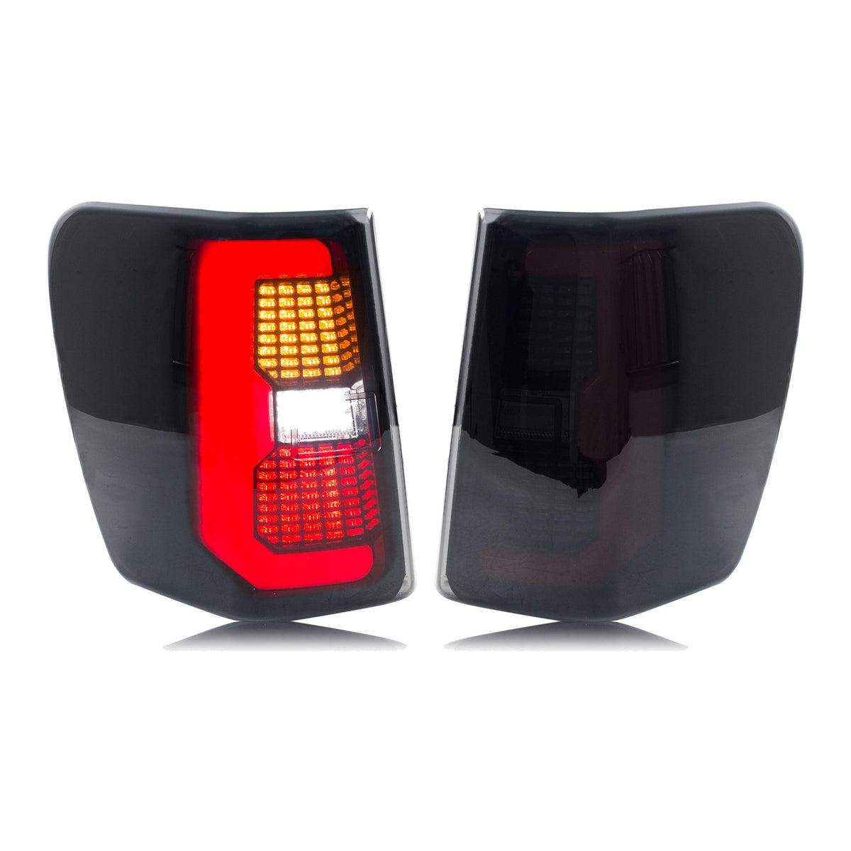 Smoked Sequential LED Tail Lights Pair for Jeep Grand Cherokee WJ (1999-2004)