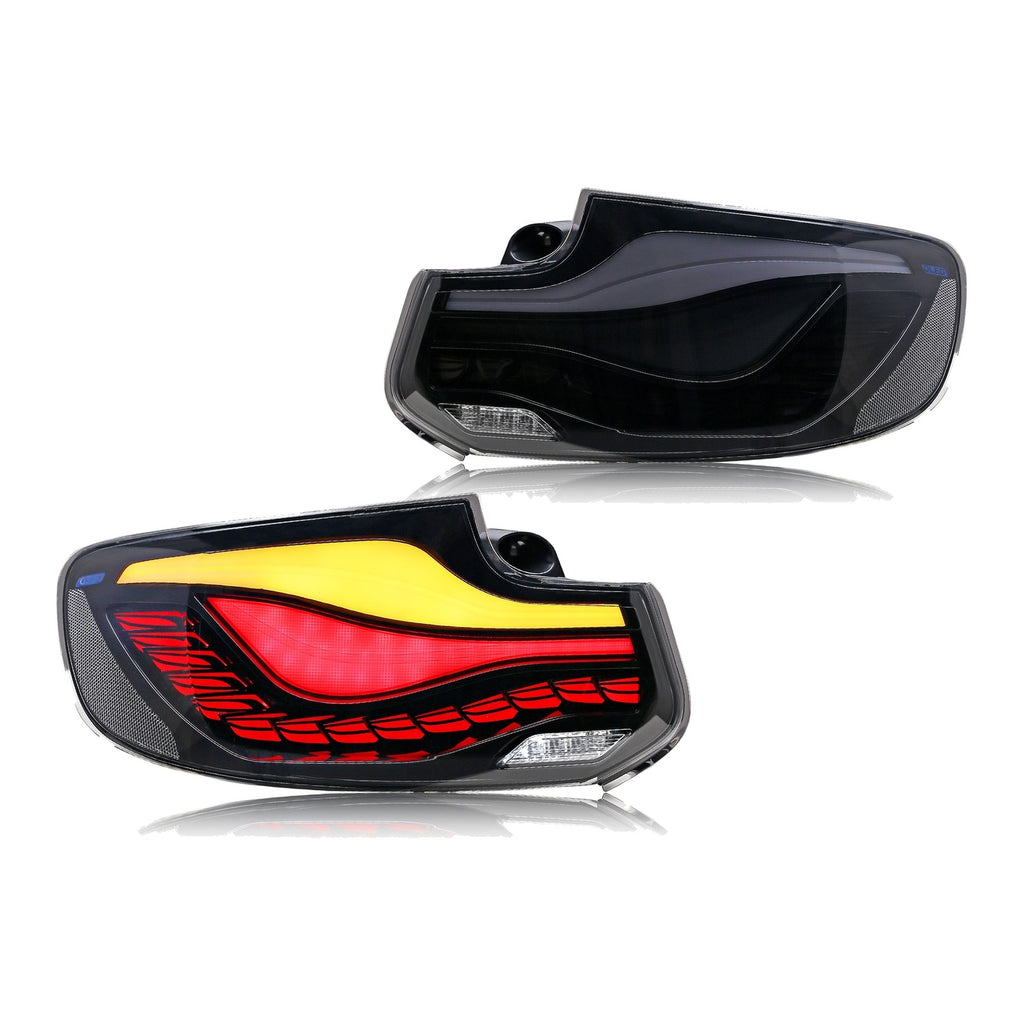 Smoked Sequential LED Tail Lights Pair for BMW 2 Series F22 / F23 / M2 F87 (2014-2020)