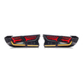 Black Sequential LED Tail Lights Pair for Honda Accord Sedan (2018-2022)