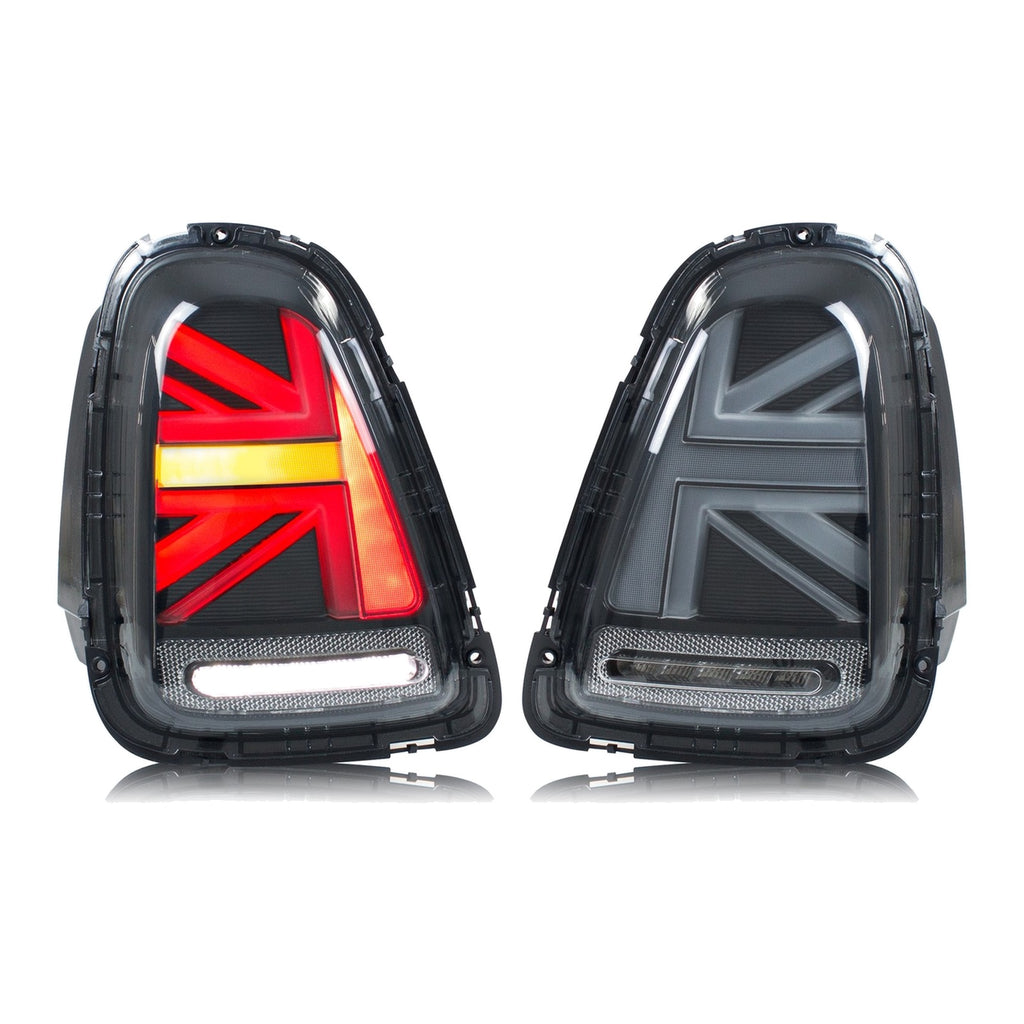 Smoked Sequential LED Tail Lights Pair for Mini Cooper R56 / R57 / R58 / R59 (2007-2013)