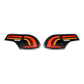 Smoked Sequential LED Tail Lights Pair for Honda Civic Sedan (2006-2011)