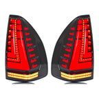 Smoked Sequential LED Tail Lights Pair for Lexus GX470 (2003-2009)