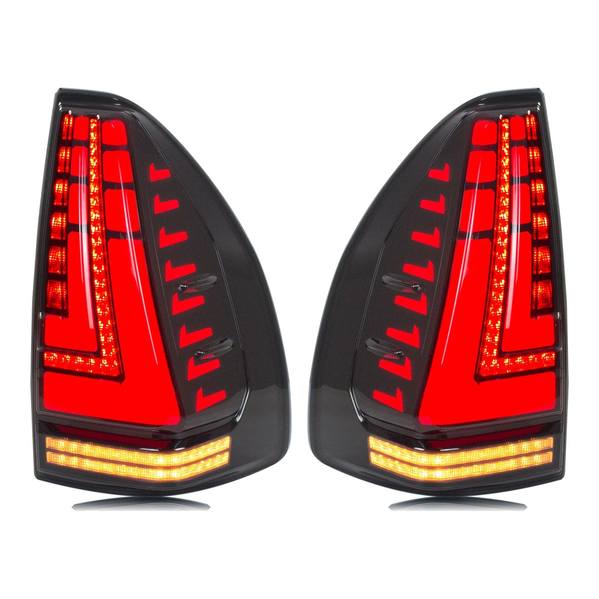 Smoked Sequential LED Tail Lights Pair for Lexus GX470 (2003-2009)