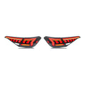 Black Sequential LED Tail Lights Pair for Honda Civic Sedan (2022-2026)