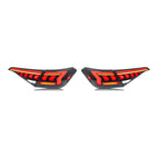 Black Sequential LED Tail Lights Pair for Honda Civic Sedan (2022-2026)