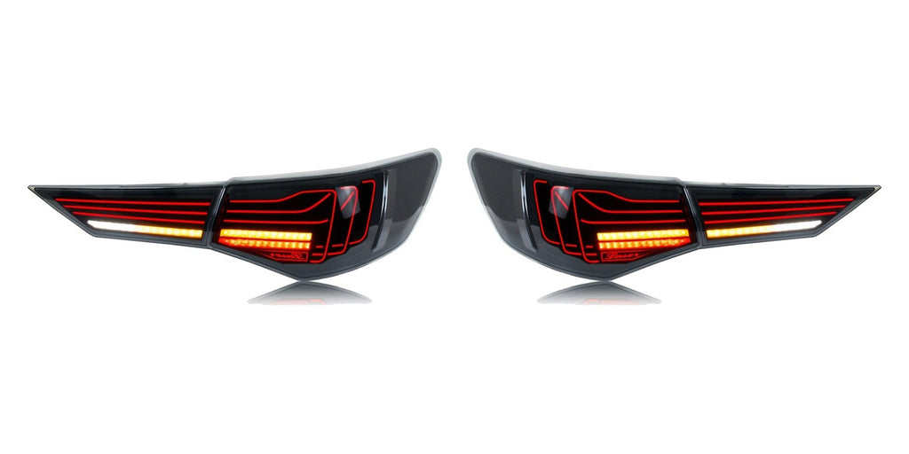 Smoked Sequential LED Tail Lights Pair for Nissan Sentra (2020-2025)