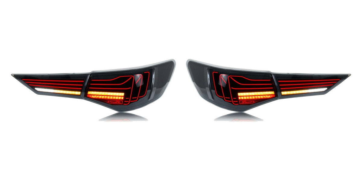 Smoked Sequential LED Tail Lights Pair for Nissan Sentra (2020-2025)