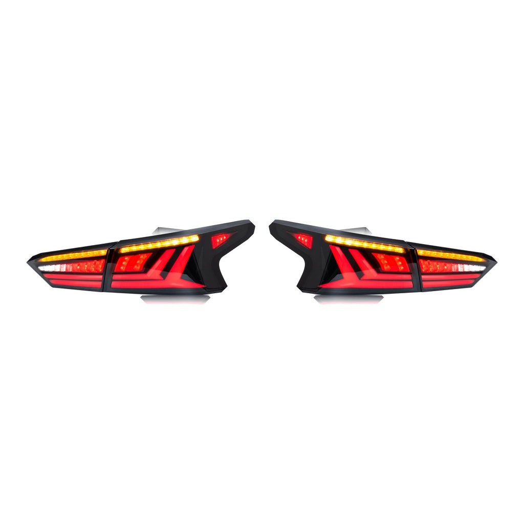 Black Sequential LED Tail Lights Pair for Nissan Altima SR / SV (2019-2025)