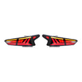 Black Sequential LED Tail Lights Pair for Nissan Altima SR / SV (2019-2025)