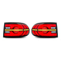 Smoked Sequential LED Tail Lights Pair for Toyota FJ Cruiser (2007-2014)
