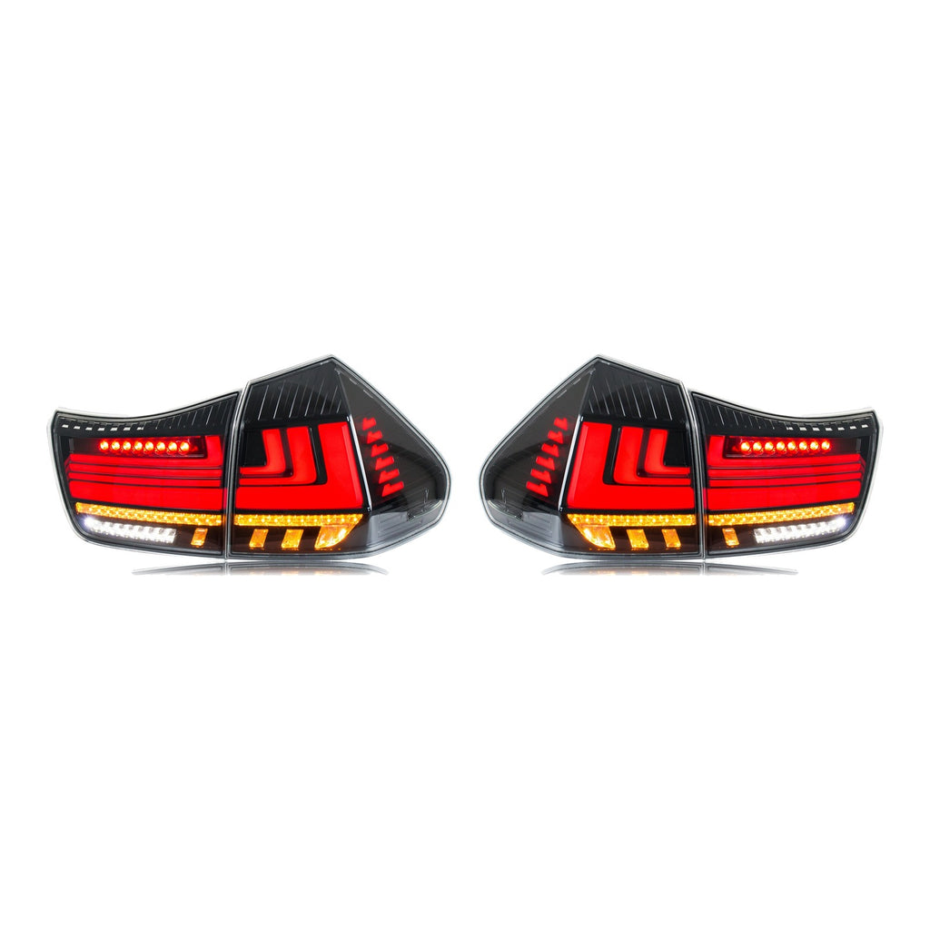 Clear Sequential LED Tail Lights Pair for Lexus RX330 / RX350 (2004-2009)