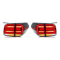 Smoked Sequential LED Tail Lights Pair for Nissan Armada (2017-2020)