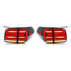 Smoked Sequential LED Tail Lights Pair for Nissan Armada (2017-2020)