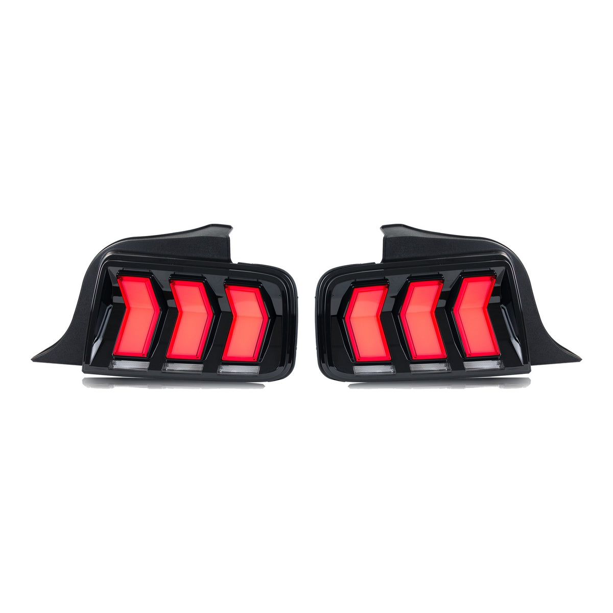 Clear Sequential LED Tail Lights Pair for Ford Mustang (2005-2009)