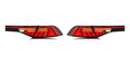 Smoked Sequential LED Tail Lights Pair for Honda Accord Sedan (2023-2026)