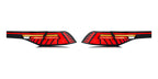 Smoked Sequential LED Tail Lights Pair for Honda Accord Sedan (2023-2026)