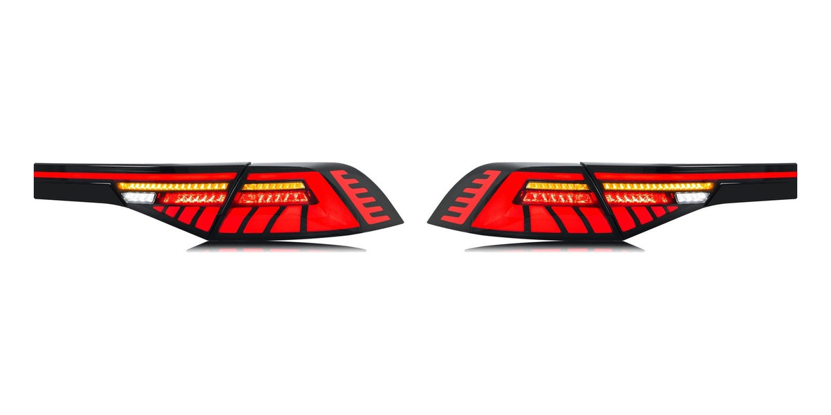 Smoked Sequential LED Tail Lights Pair for Honda Accord Sedan (2023-2026)