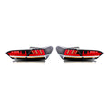 Black Sequential LED Tail Lights Pair for Toyota Camry (2018-2023)