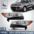 Fitment diagram for 2013-2016 Ford Escape headlights