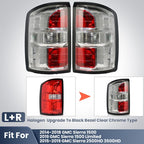 chrome halogen tail light view 1 for GMC Sierra 1500 (2014-2018)