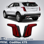 dark red LED tail light view 1 for Cadillac XT5 (2020-2025)