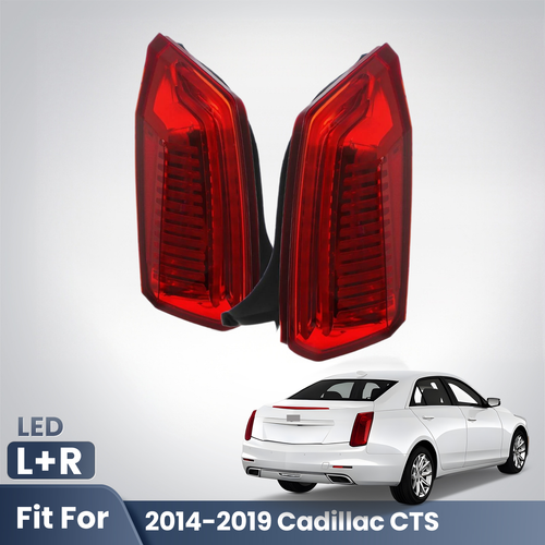 red LED tail light view 1 for Cadillac CTS Sedan (2014-2019)