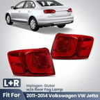 halogen outer tail light view 1 for VW Jetta Sedan (2011-2014)