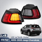LED outer tail light view 1 for Jeep Cherokee (2019-2023)