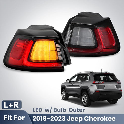 LED outer tail light view 1 for Jeep Cherokee (2019-2023)