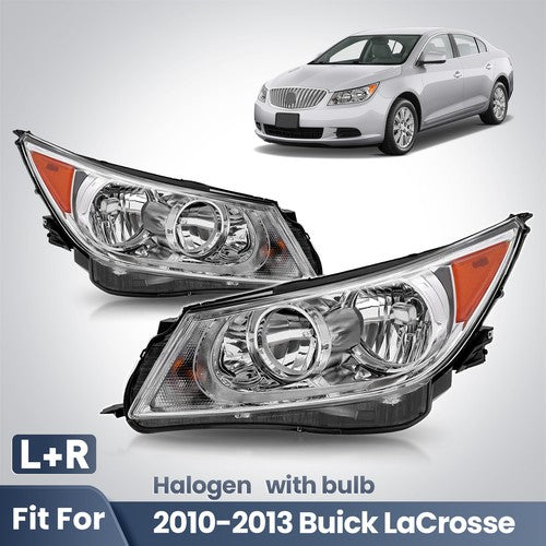 Fitment diagram for 2010-2013 Buick LaCrosse headlights