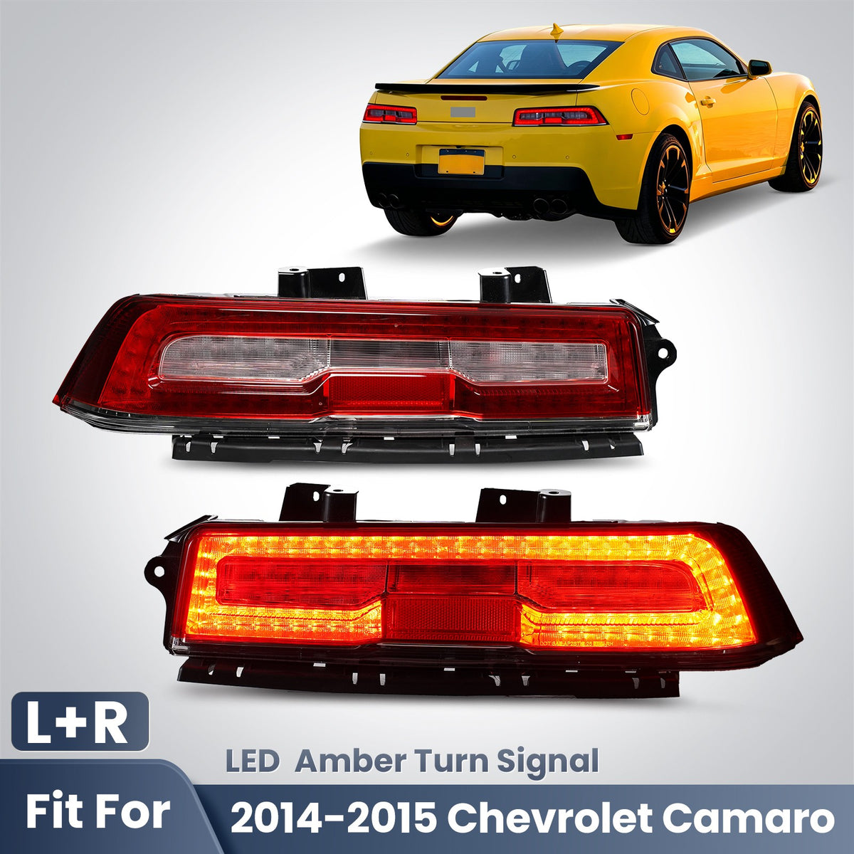 LED tail light view 1 for Chevy Camaro Factory LED Models (2014-2015)
