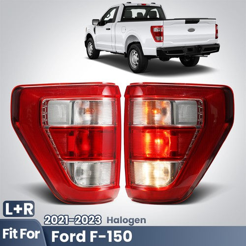 halogen tail light view 1 for Ford F-150 without BLIS (2021-2023)