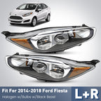 Fitment diagram for 2014-2019 Ford Fiesta headlights