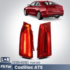 red full LED tail light view 1 for Cadillac ATS Sedan (2013-2018)