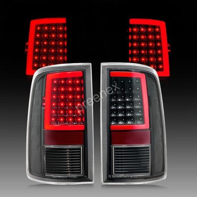 black LED tail light view 1 for Ram 1500 2500 3500 (2009-2018)