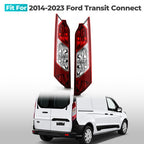 chrome incandescent tail light view 1 for Ford Transit Connect (2014-2023)