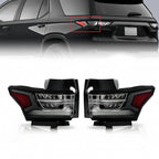 black LED outer tail light view 1 for Chevy Traverse (2018-2021)
