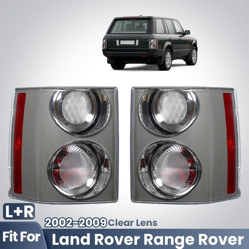 chrome clear-lens tail light view 1 for Land Rover Range Rover L322 (2002-2009)