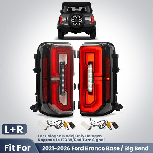 LED tail light view 1 for Ford Bronco Base Halogen Models (2021-2026)
